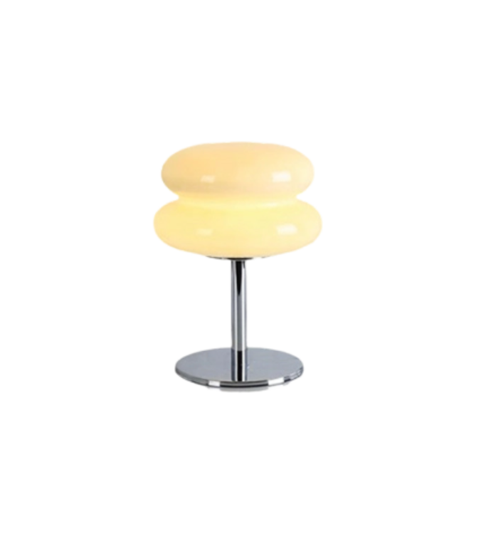 Vintage Macaron Glazen Tafellamp