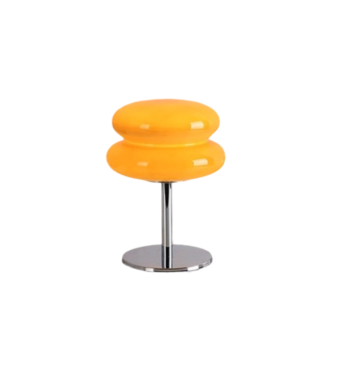 Vintage Macaron Glazen Tafellamp