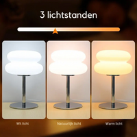 Vintage Macaron Glazen Tafellamp