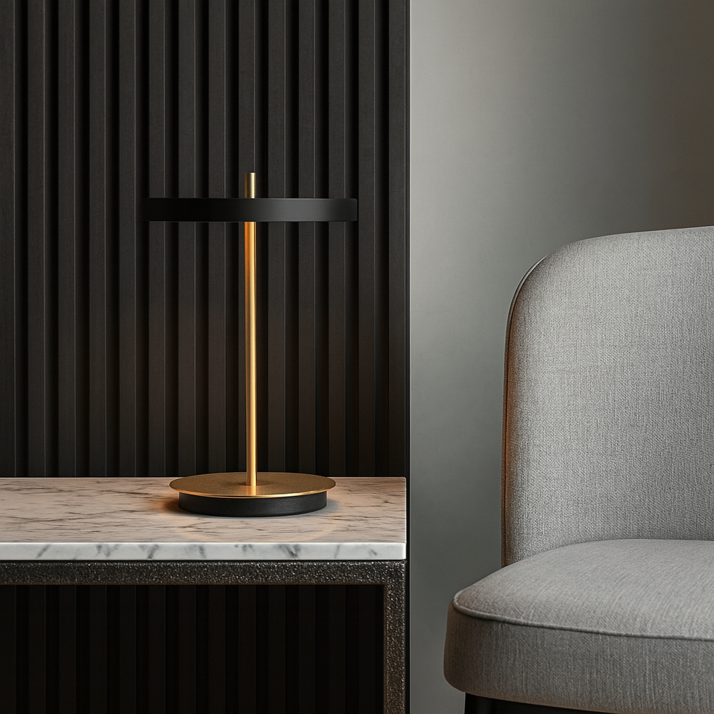 Moderne draadloze tafellamp van Bison Goods