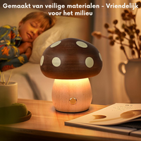 Draadloze paddenstoel lamp
