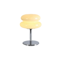 Vintage Macaron Glazen Tafellamp