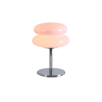 Vintage Macaron Glazen Tafellamp